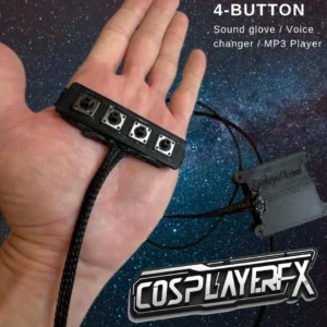 4 button Sound Trigger Glove - Popular character voices included (Copy)